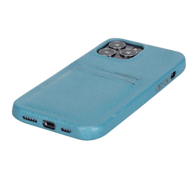 iPhone 13 Pro Leather Snap - on wallet case by Hardiston - premium iPhone 13 Cases