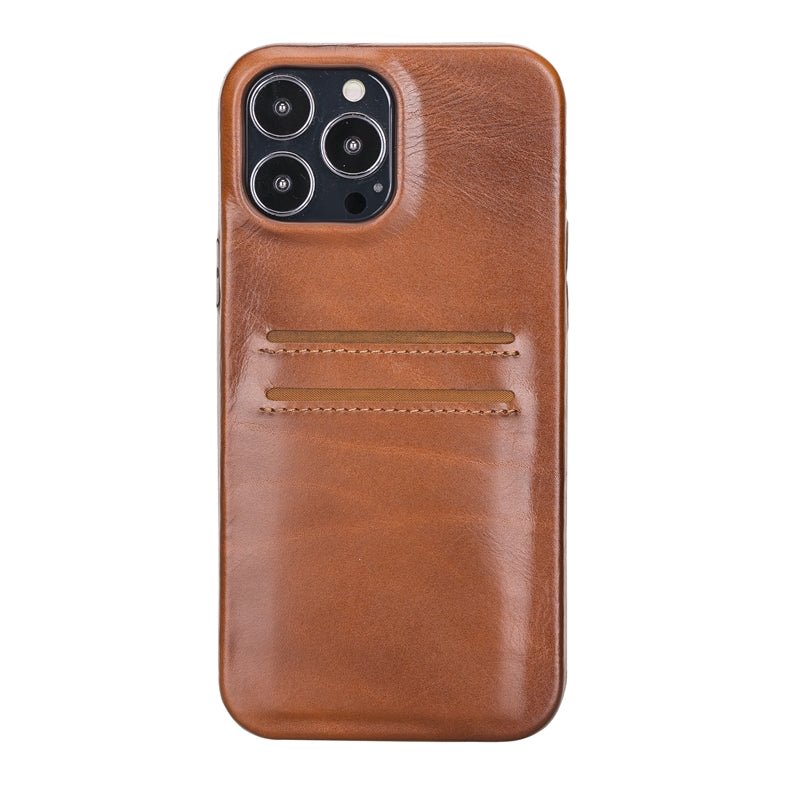 iPhone 13 Pro Leather Snap - on wallet case by Hardiston - premium iPhone 13 Cases