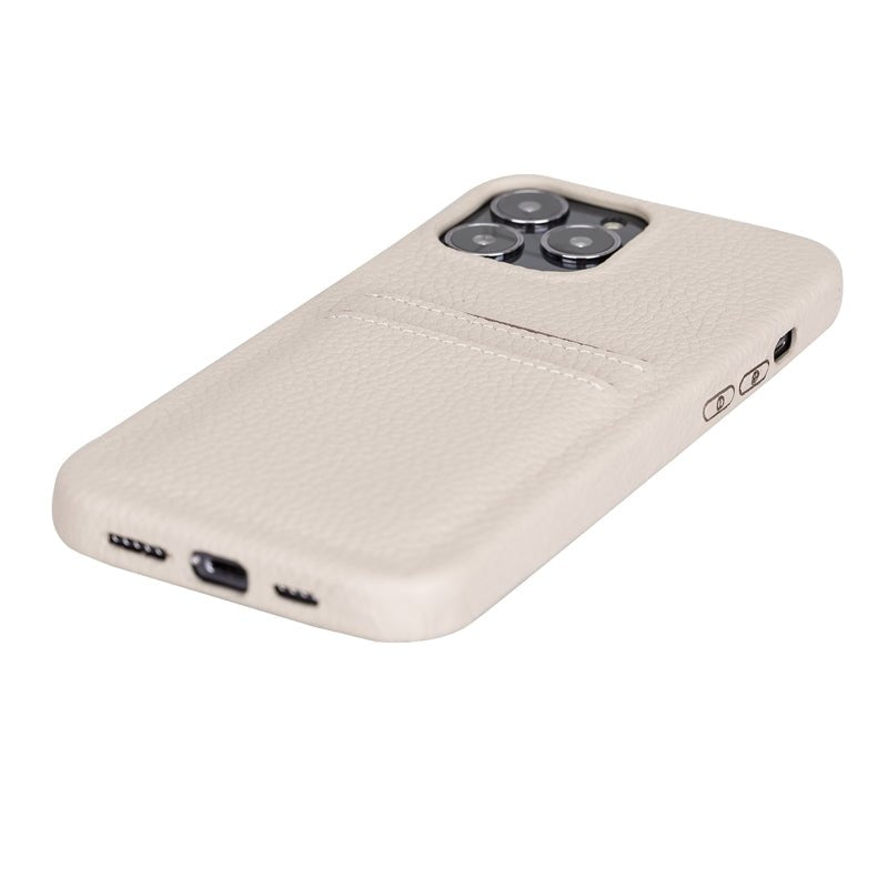 iPhone 13 Pro Leather Snap - on wallet case by Hardiston - premium iPhone 13 Cases