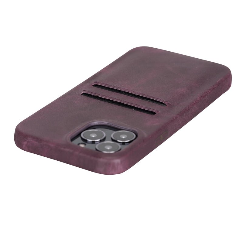 iPhone 13 Pro Leather Snap - on wallet case by Hardiston - premium iPhone 13 Cases