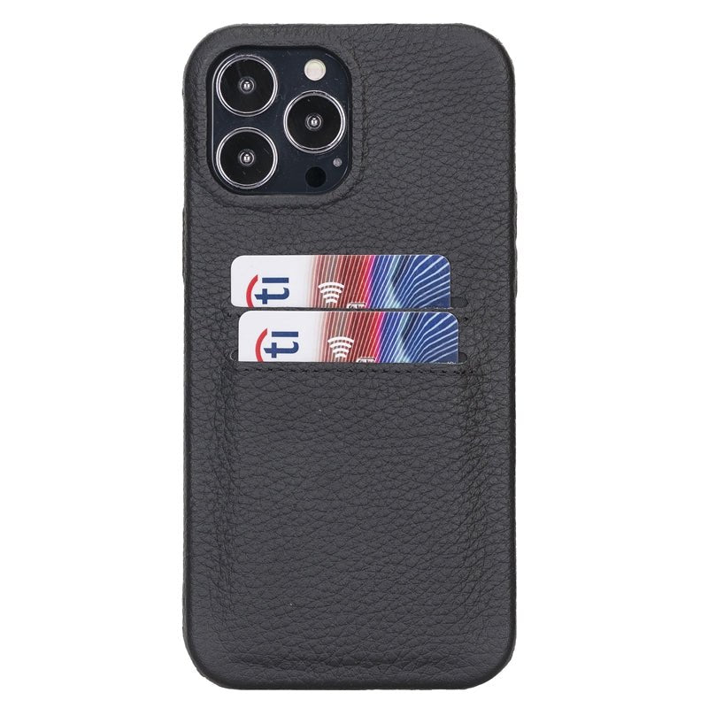 iPhone 13 Pro Leather Snap - on wallet case by Hardiston - premium iPhone 13 Cases