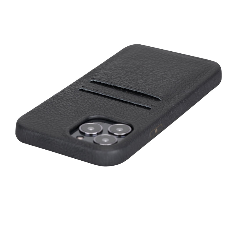 iPhone 13 Pro Leather Snap - on wallet case by Hardiston - premium iPhone 13 Cases