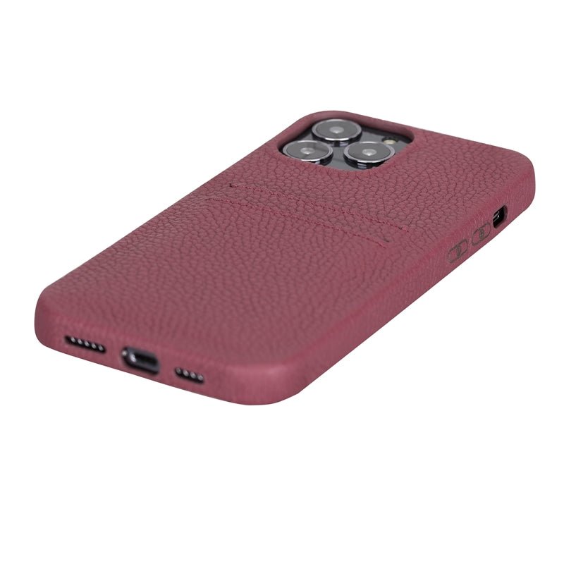 iPhone 13 Pro Leather Snap - on wallet case by Hardiston - premium iPhone 13 Cases