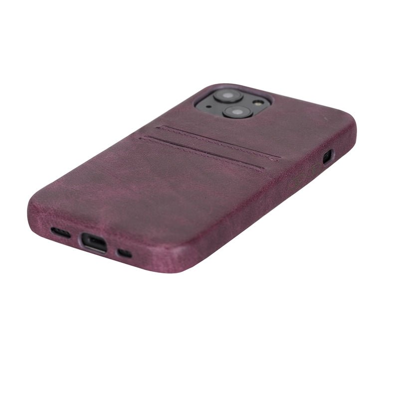 iPhone 13 Snap - on Leather Wallet Case by Hardiston - premium iPhone 13 Cases