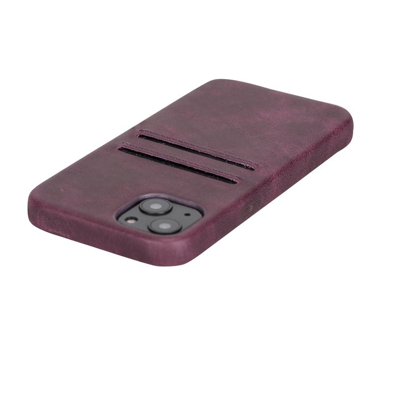 iPhone 13 Snap - on Leather Wallet Case by Hardiston - premium iPhone 13 Cases