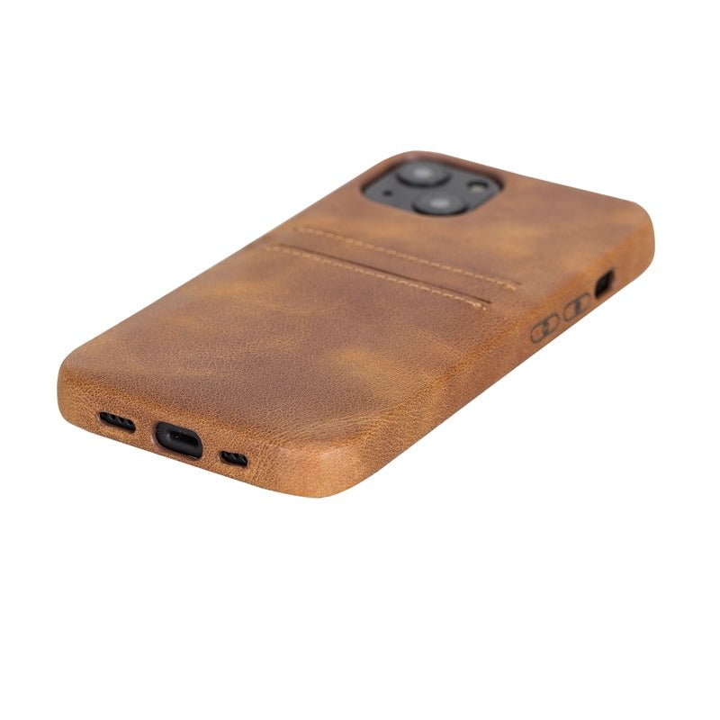 iPhone 13 Snap - on Leather Wallet Case by Hardiston - premium iPhone 13 Cases