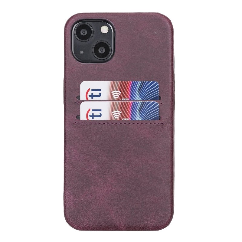iPhone 13 Snap - on Leather Wallet Case by Hardiston - premium iPhone 13 Cases