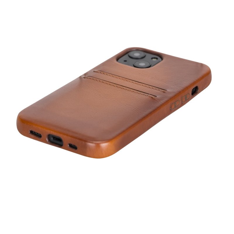 iPhone 13 Snap - on Leather Wallet Case by Hardiston - premium iPhone 13 Cases