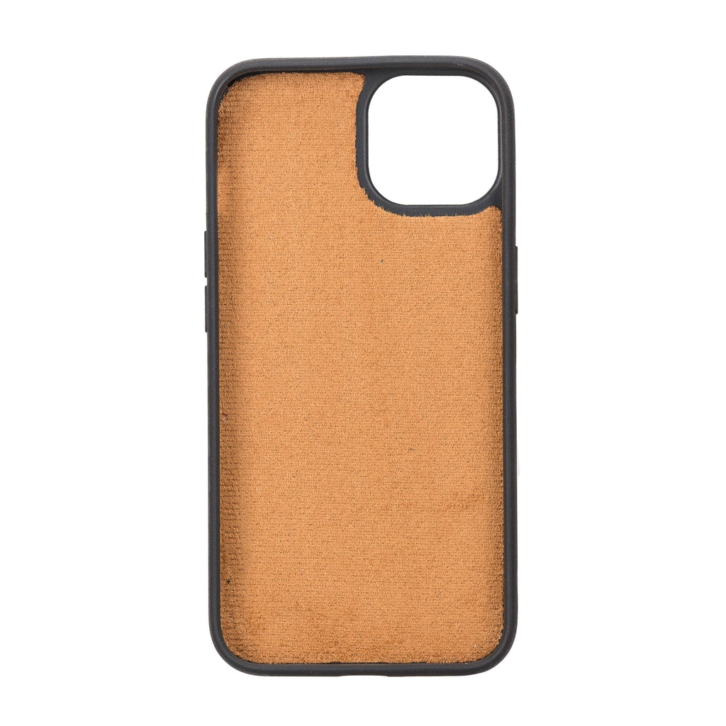 iPhone 14 Leather Snap - on Flex Flat Phone Case by Hardiston - premium iPhone 14 Cases