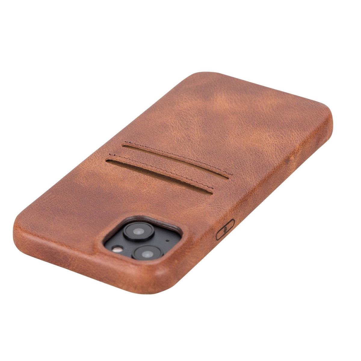 iPhone 14 Plus Leather Snap - On wallet case by Hardiston - premium iPhone 14 Cases