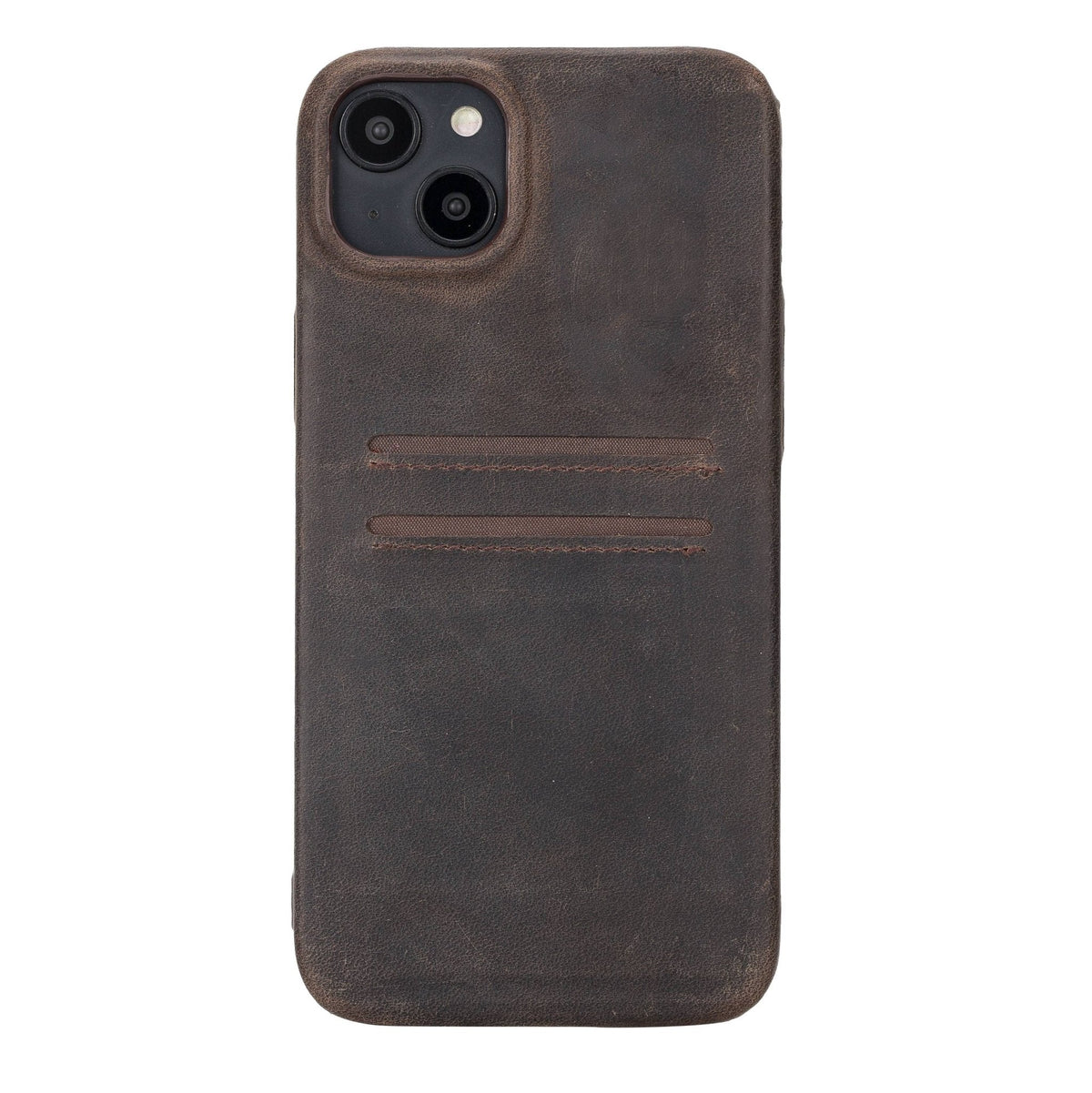 iPhone 14 Plus Leather Snap - On wallet case by Hardiston - premium iPhone 14 Cases