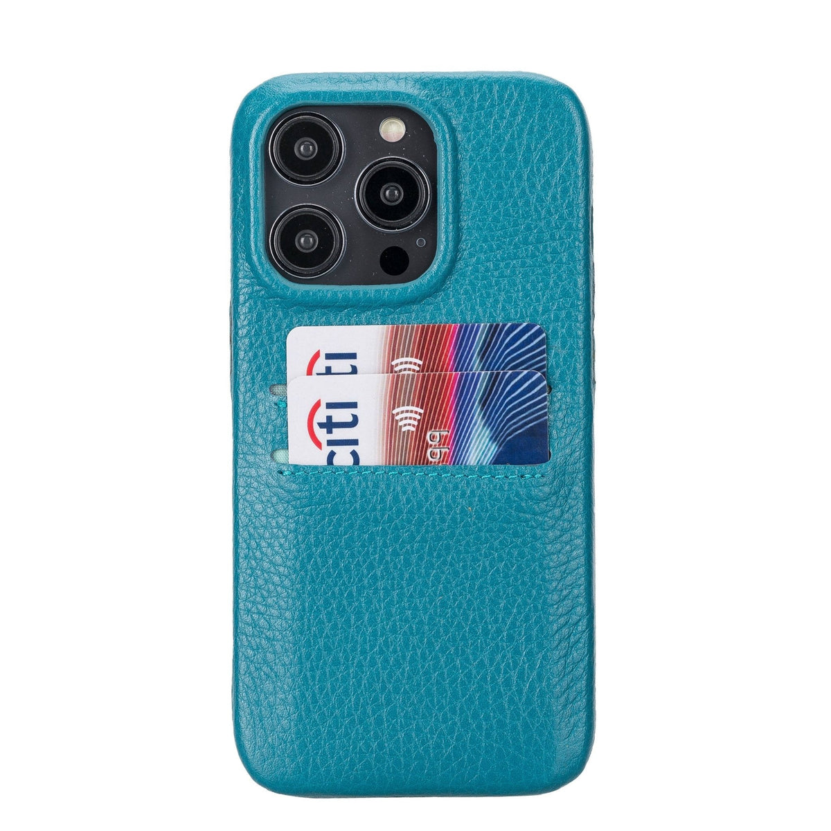 iPhone 14 Pro Leather Snap - on wallet case by Hardiston - premium iPhone 14 Cases