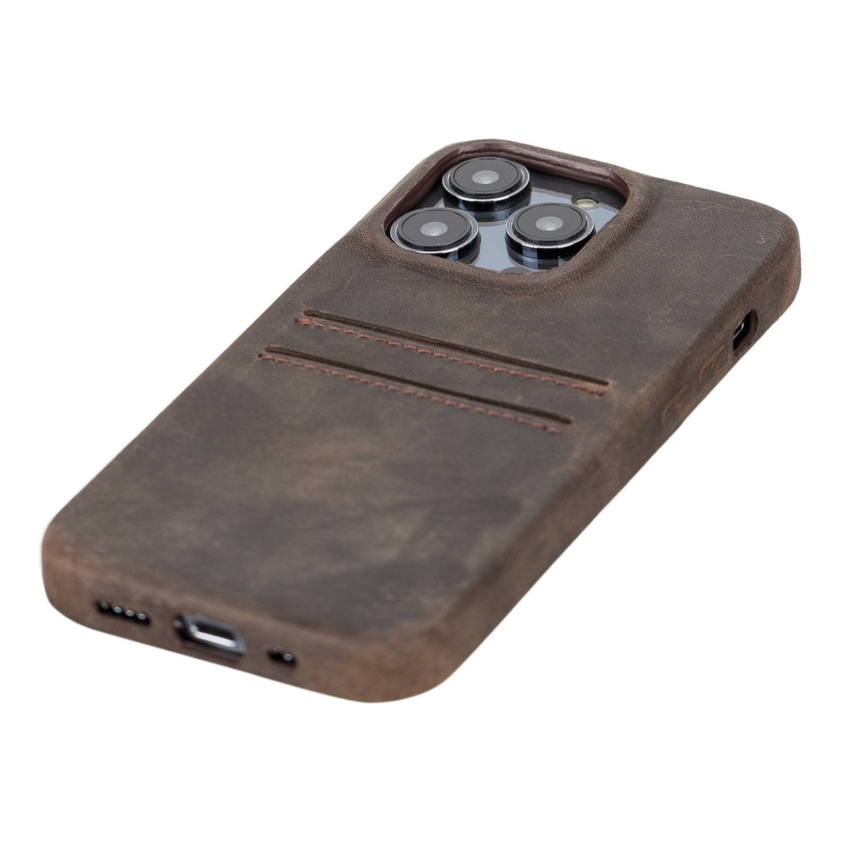 iPhone 14 Pro Leather Snap - on wallet case by Hardiston - premium iPhone 14 Cases