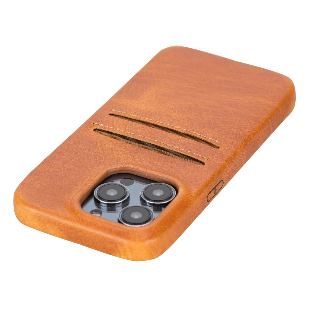 iPhone 14 Pro Leather Snap - on wallet case by Hardiston - premium iPhone 14 Cases