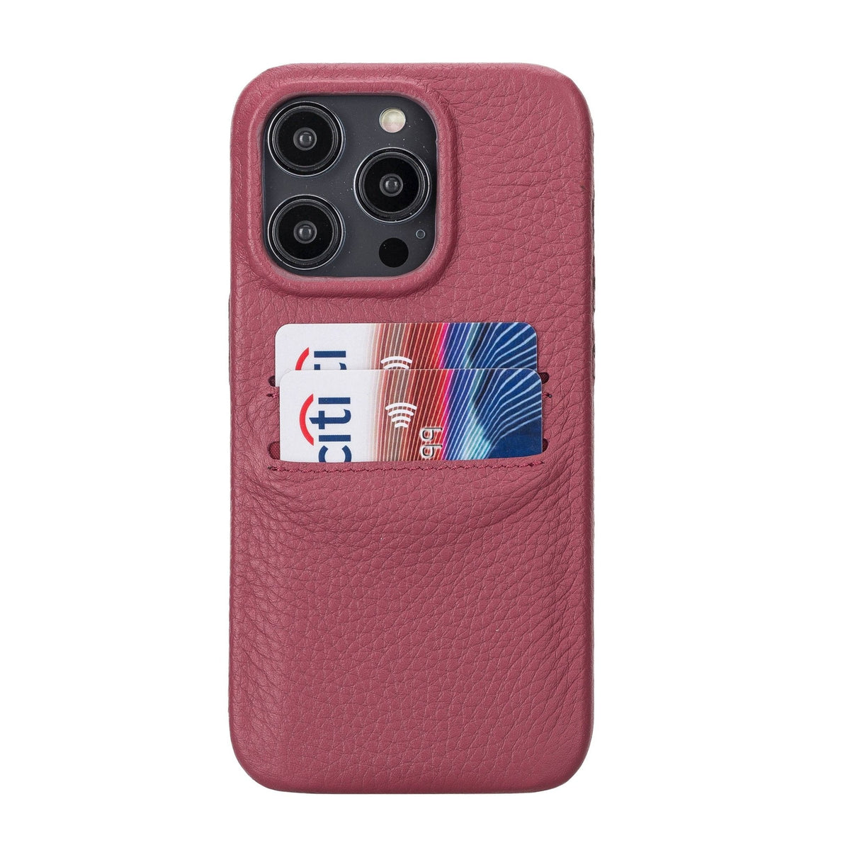 iPhone 14 Pro Leather Snap - on wallet case by Hardiston - premium iPhone 14 Cases