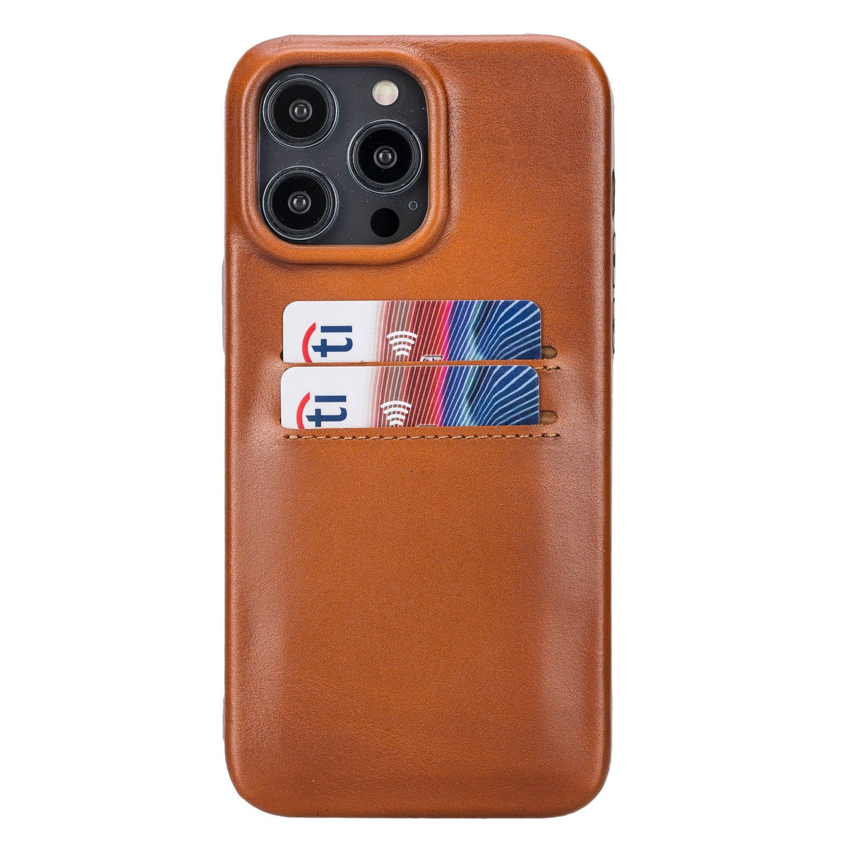 iPhone 14 Pro Max Leather Snap - on wallet phone case by Hardiston - premium iPhone 14 Cases