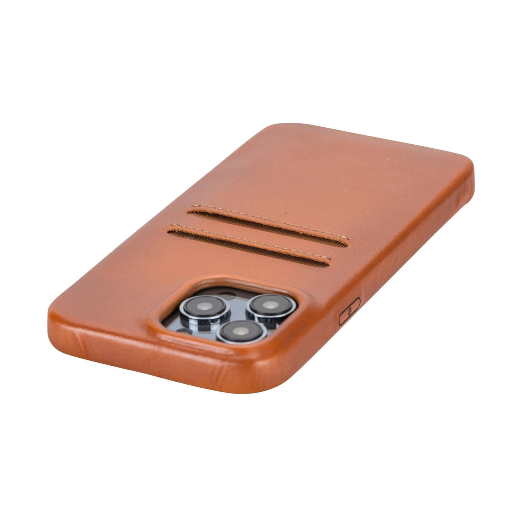 iPhone 14 Pro Max Leather Snap - on wallet phone case by Hardiston - premium iPhone 14 Cases