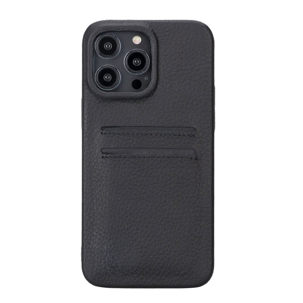 iPhone 14 Pro Max Leather Snap - on wallet phone case by Hardiston - premium iPhone 14 Cases