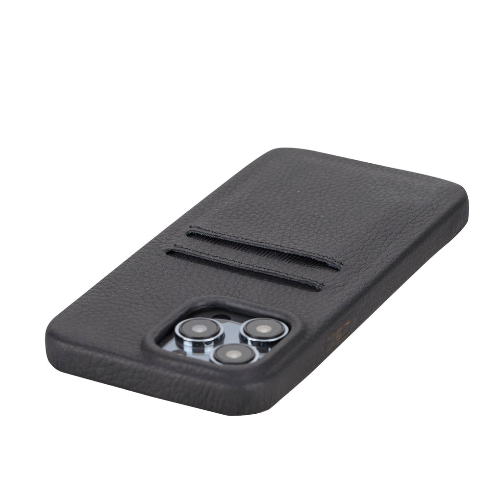 iPhone 14 Pro Max Leather Snap - on wallet phone case by Hardiston - premium iPhone 14 Cases