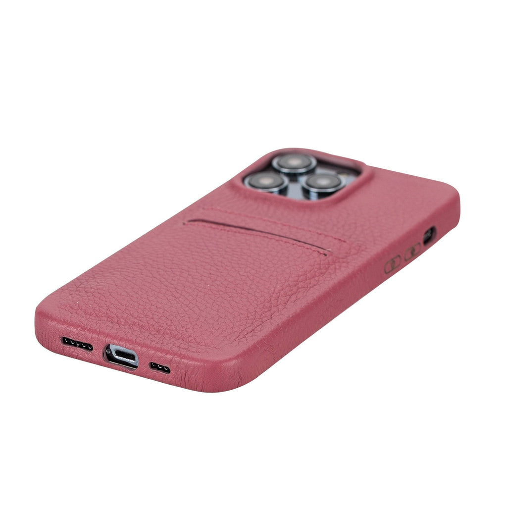 iPhone 14 Pro Max Leather Snap - on wallet phone case by Hardiston - premium iPhone 14 Cases