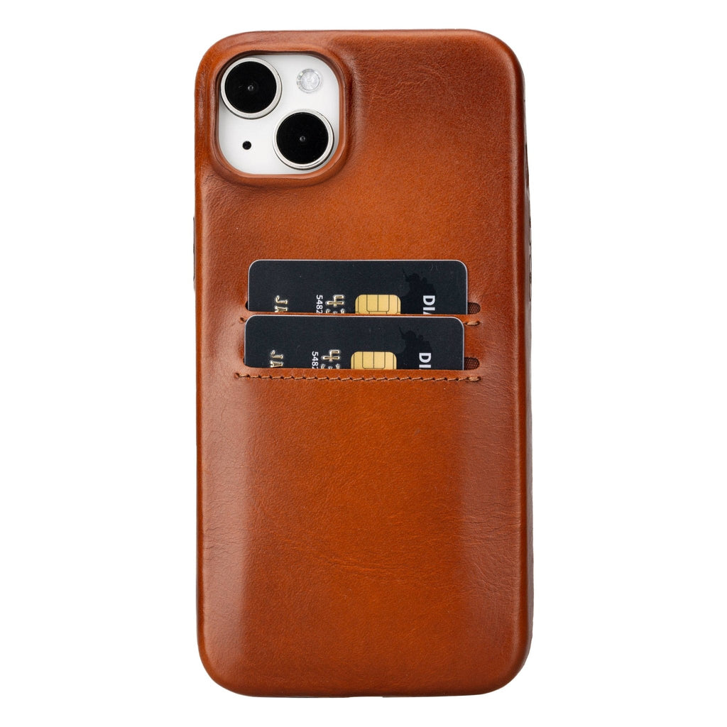 iPhone 15 Plus Leather Snap - On Wallet Phone case by Hardiston - premium iPhone 15 Cases