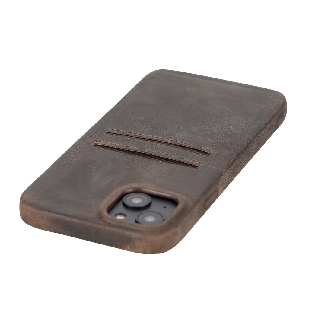 iPhone 15 Plus Leather Snap - On Wallet Phone case by Hardiston - premium iPhone 15 Cases