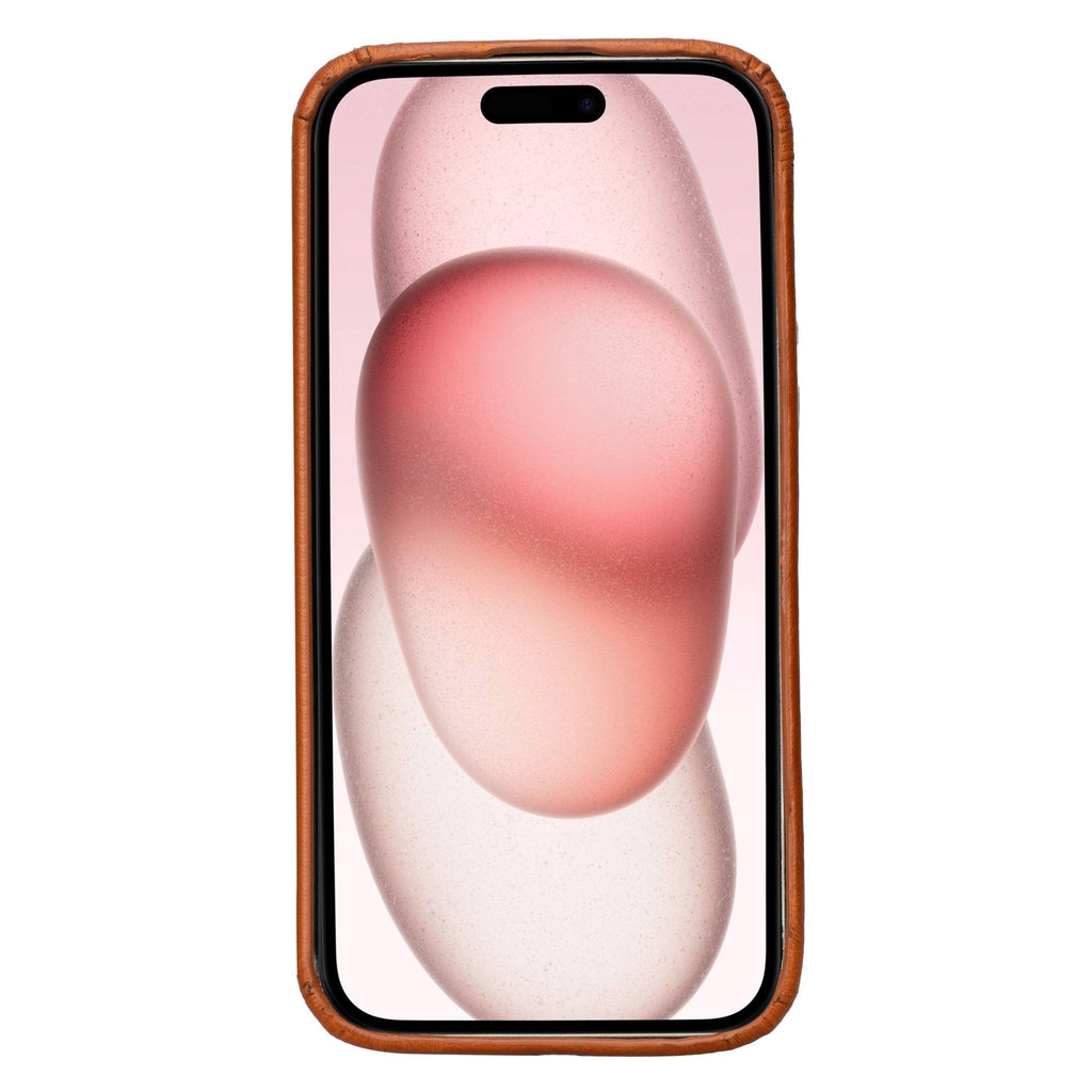 iPhone 15 Plus Leather Snap - On Wallet Phone case by Hardiston - premium iPhone 15 Cases