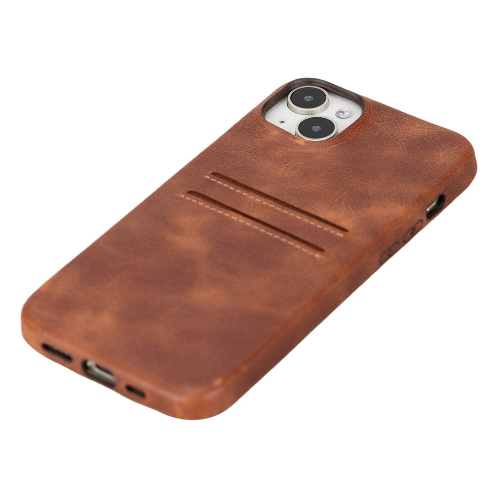 iPhone 15 Plus Leather Snap - On Wallet Phone case by Hardiston - premium iPhone 15 Cases