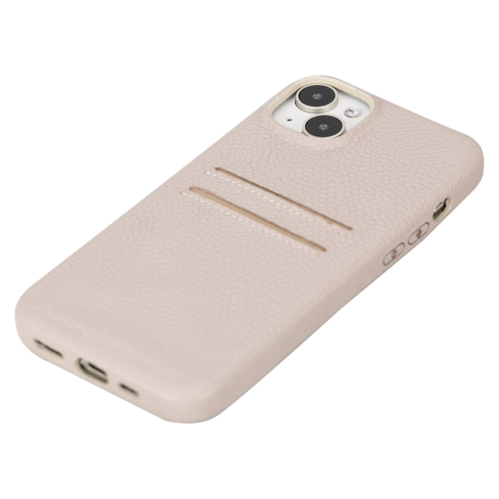 iPhone 15 Plus Leather Snap - On Wallet Phone case by Hardiston - premium iPhone 15 Cases