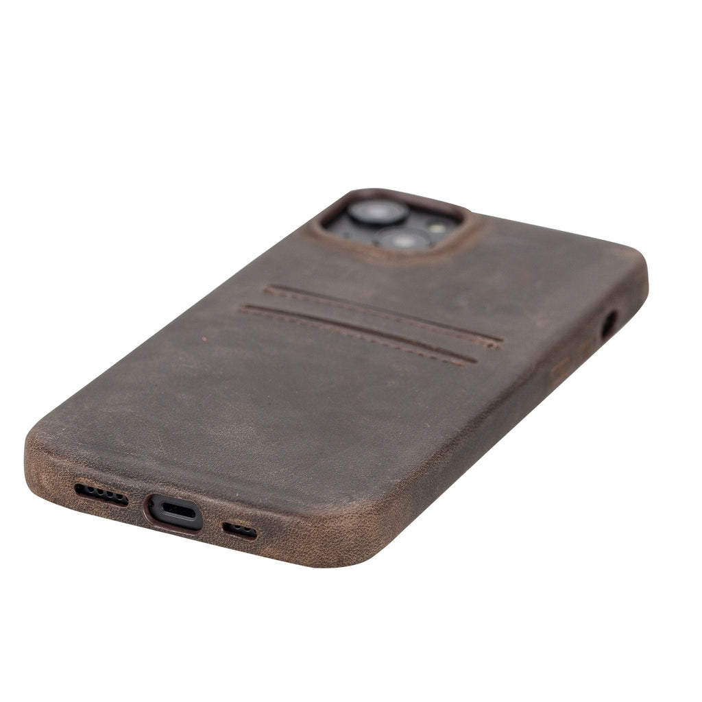 iPhone 15 Plus Leather Snap - On Wallet Phone case by Hardiston - premium iPhone 15 Cases
