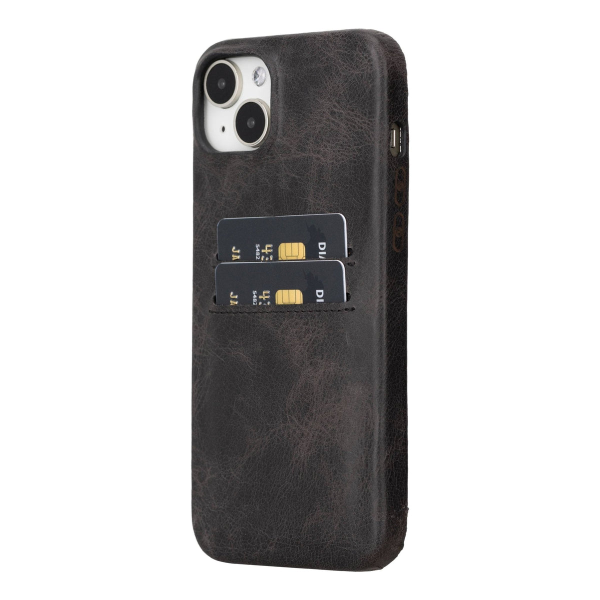 iPhone 15 Plus Leather Snap - On Wallet Phone case by Hardiston - premium iPhone 15 Cases