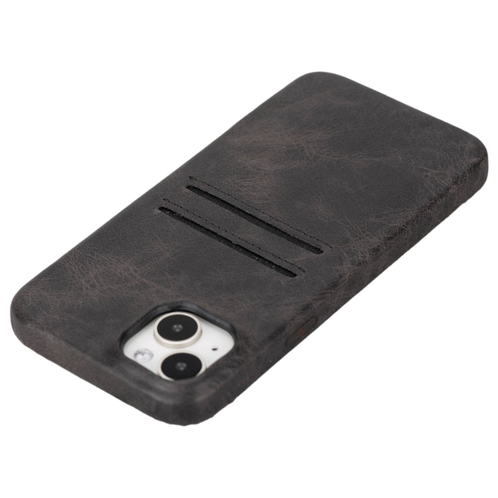 iPhone 15 Plus Leather Snap - On Wallet Phone case by Hardiston - premium iPhone 15 Cases