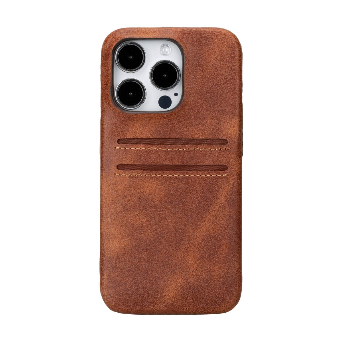 iPhone 15 Pro Leather Snap - on wallet case by Hardiston - premium iPhone 15 Cases