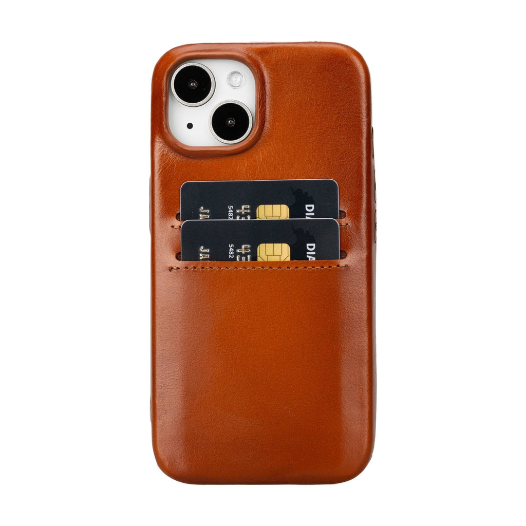 iPhone 15 Snap - on Leather Wallet Case by Hardiston - premium iPhone 15 Cases