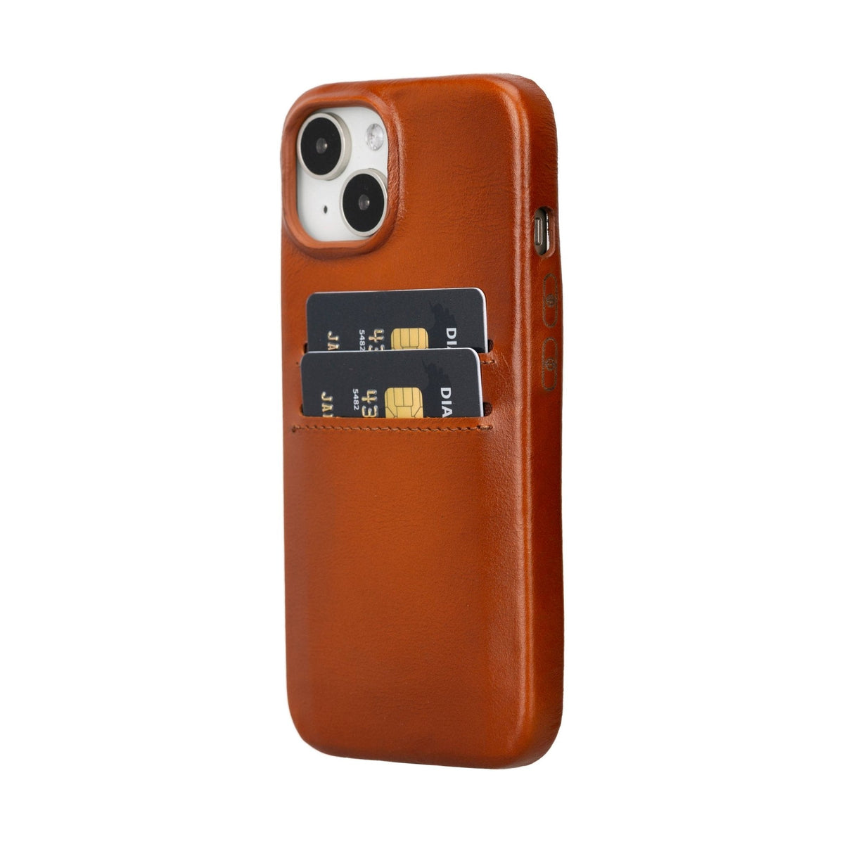 iPhone 15 Snap - on Leather Wallet Case by Hardiston - premium iPhone 15 Cases