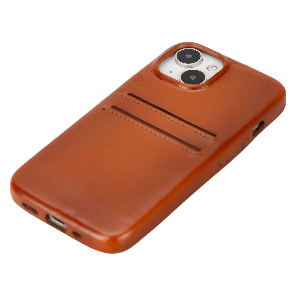 iPhone 15 Snap - on Leather Wallet Case by Hardiston - premium iPhone 15 Cases