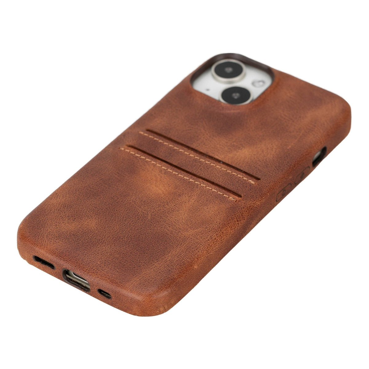 iPhone 15 Snap - on Leather Wallet Case by Hardiston - premium iPhone 15 Cases