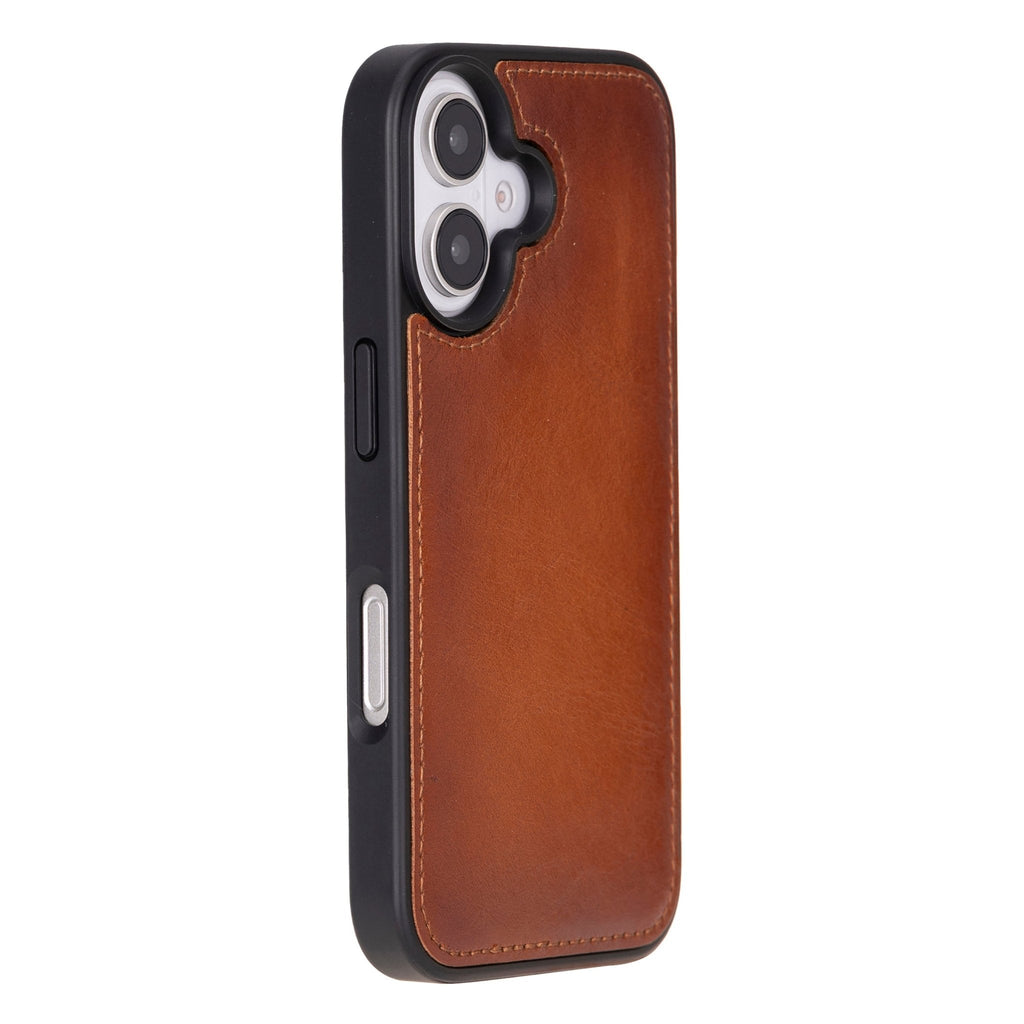 iPhone 16 E Leather Snap - on Flex Flat by Hardiston - premium iPhone 16 Cases