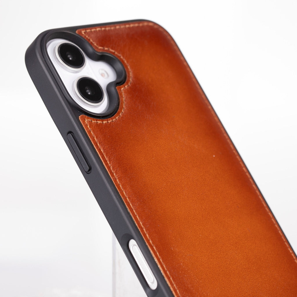 iPhone 16 E Leather Snap - on Flex Flat by Hardiston - premium iPhone 16 Cases