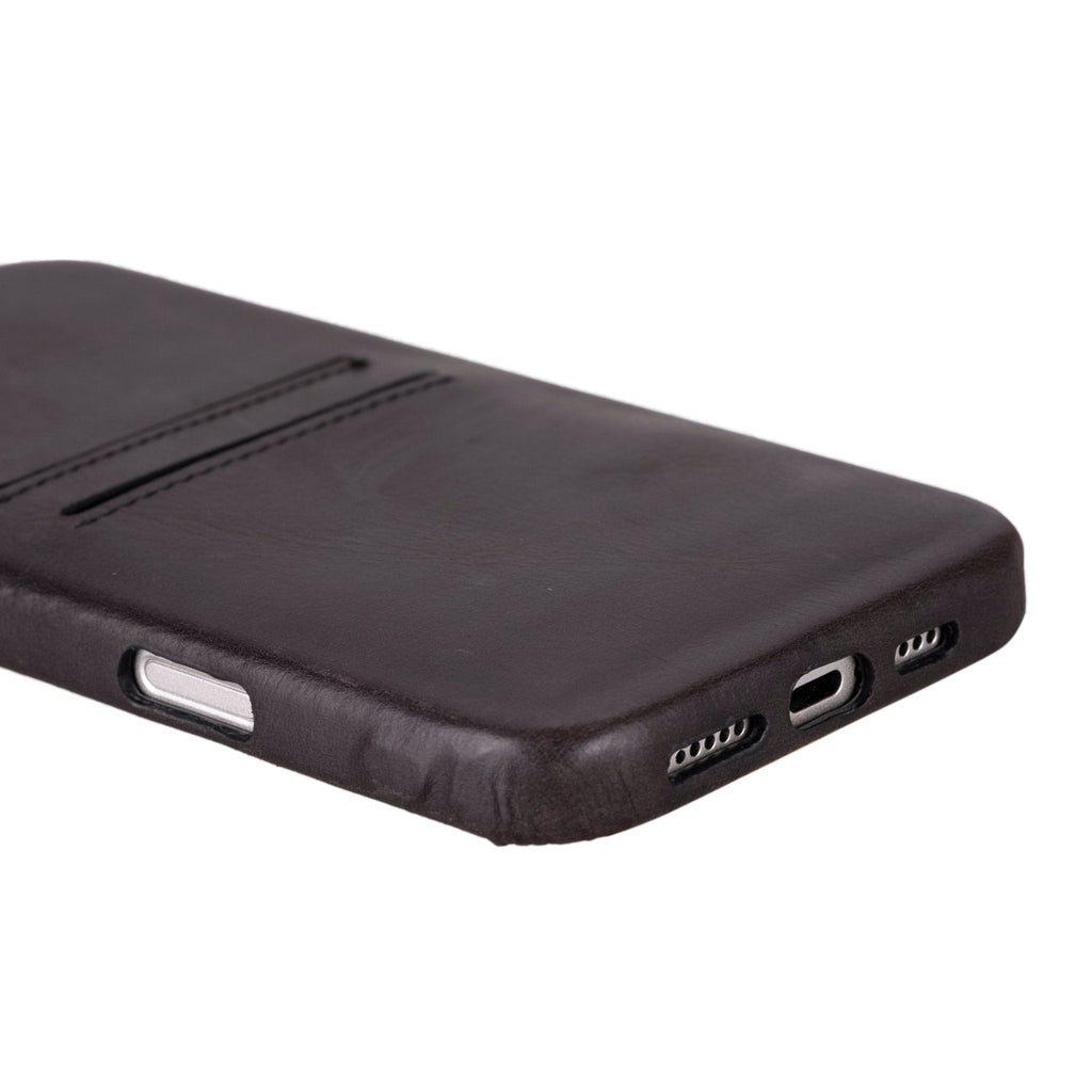 iPhone 16 E Snap - on Leather Wallet Case by Hardiston - premium iPhone 16 Cases