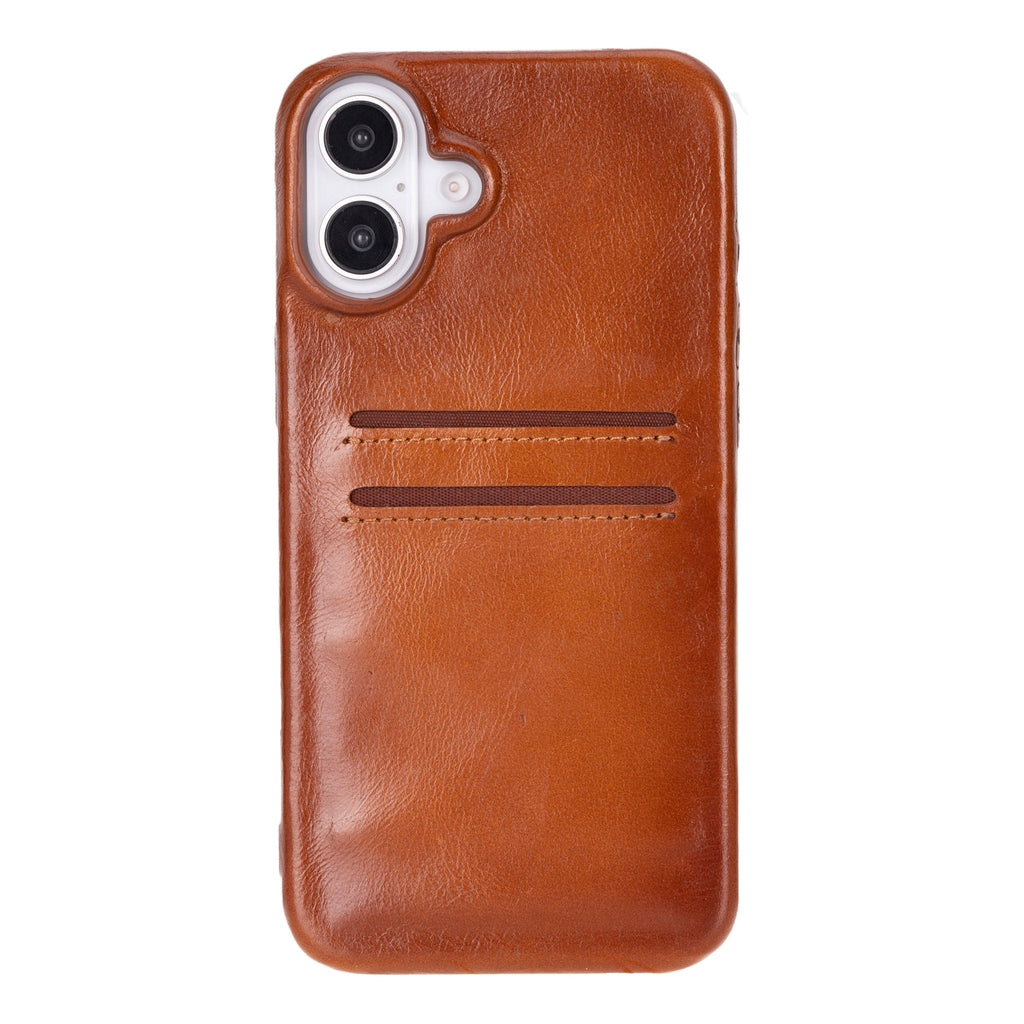 iPhone 16 Plus Leather Snap - On Wallet case by Hardiston - premium iPhone 16 Cases