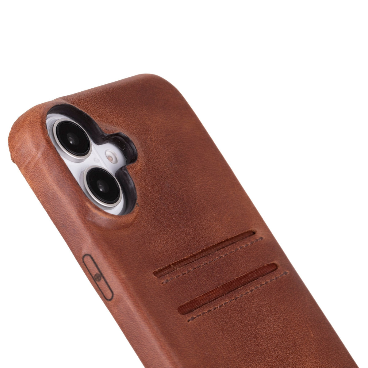 iPhone 16 Plus Leather Snap - On Wallet case by Hardiston - premium iPhone 16 Cases
