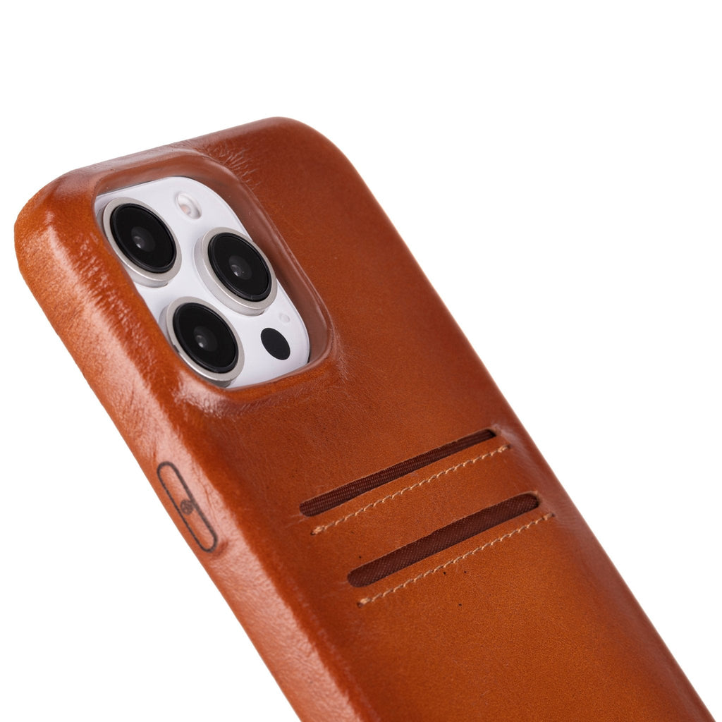 iPhone 16 Pro Leather Snap - on wallet case by Hardiston - premium iPhone 16 Cases