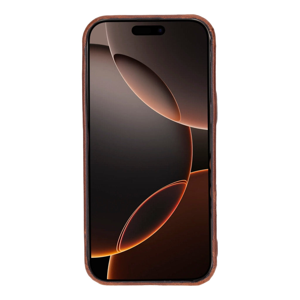 iPhone 16 Pro Leather Snap - on wallet case by Hardiston - premium iPhone 16 Cases