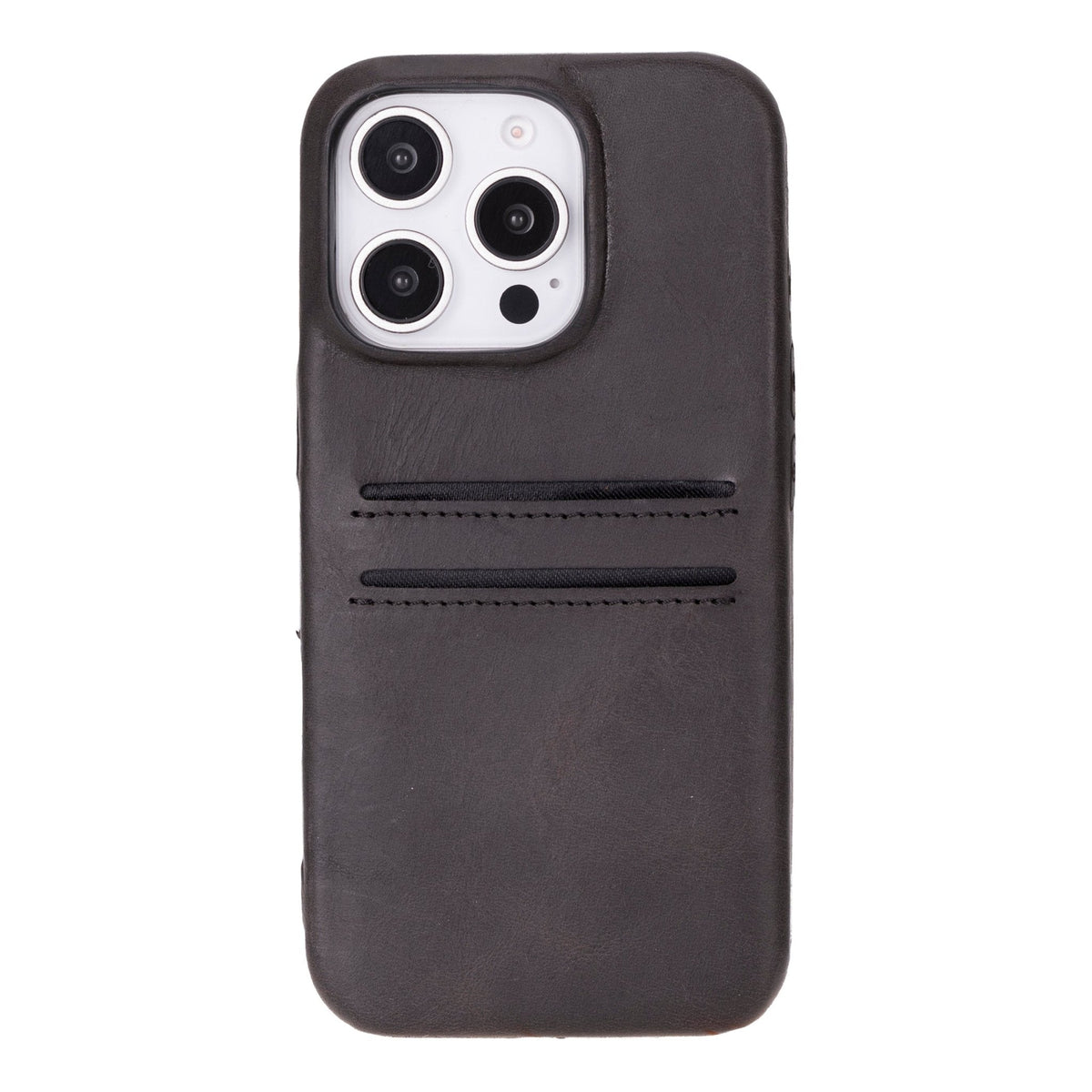 iPhone 16 Pro Leather Snap - on wallet case by Hardiston - premium iPhone 16 Cases