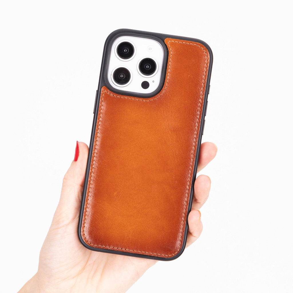 iPhone 16 Pro Max Leather Snap - on Flex Flat by Hardiston - premium iPhone 16 Cases