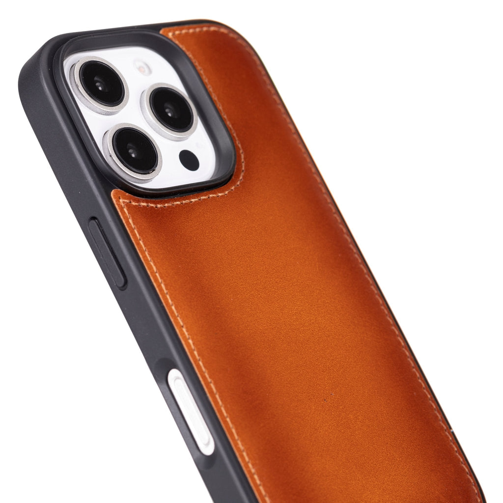 iPhone 16 Pro Max Leather Snap - on Flex Flat by Hardiston - premium iPhone 16 Cases