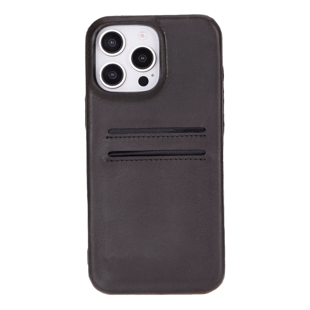 iPhone 16 Pro Max Leather Snap - on wallet case by Hardiston - premium iPhone 16 Cases
